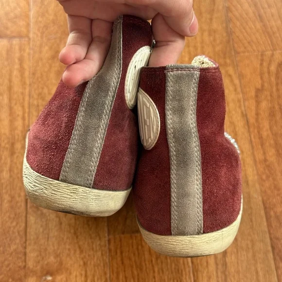 Golden Goose Burgundy Francy Sneakers - Picture 8 of 9